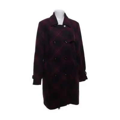 Coat (Purple, Black) from Vivien Caron Polyester, Wool, Viscose