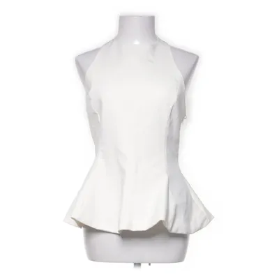 Peplumtopp (Vit) från Zara Elastan, Polyester