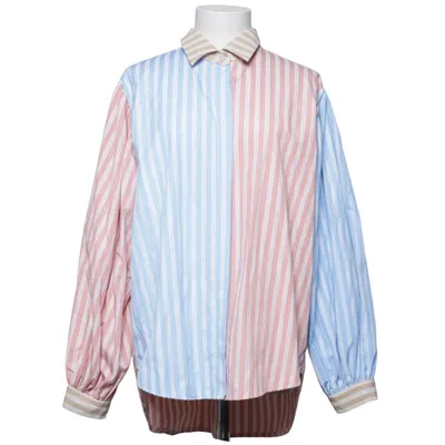 Skjorte (Blå, Pink, Beige, Hvid) fra Margot Bomuld, Polyester