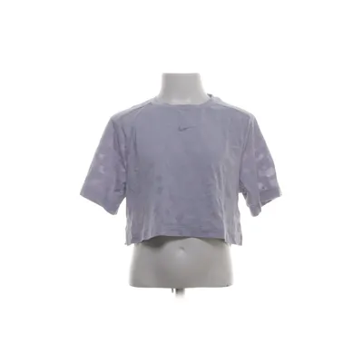 Crop top (Purple, Gray) from Nike Cotton, Elastane, Polyester