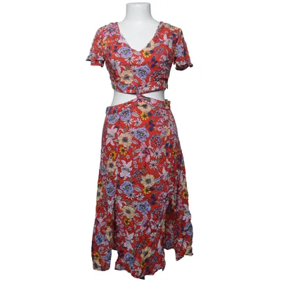 Jurk (Rood, Meerkleurig) van Tommy Hilfiger Jeans Viscose