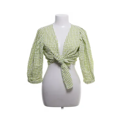 Wikkelblouse (Groen, Wit) van Monki Katoen
