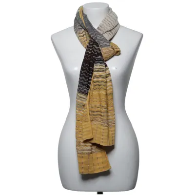 Écharpe (Jaune, Marron, Vert) de Missoni Sport Viscose, Laine