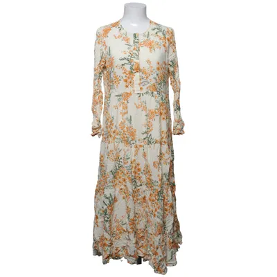 Maxi dress (Beige, Multicolored) from Zara Viscose