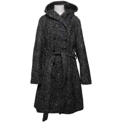 Coat (Black, White) from Anna Field Curvy Acrylic, Polyester, Wool