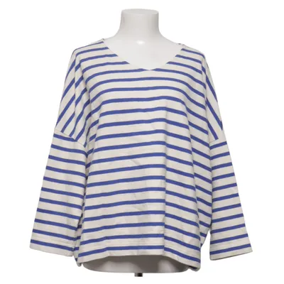 Long sleeve T-shirt (Blue, White) from May Cotton