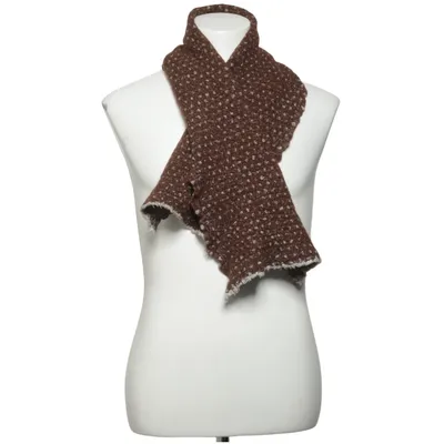 Sjaal (Bruin, Wit) van John Henric Modal, Wol