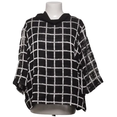 Blus (Svart, Vit) från Elvi Polyester, Viskos