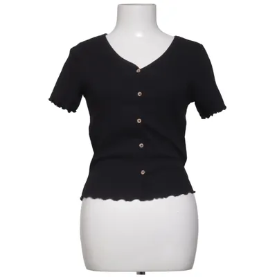 T-shirt (Zwart) van Janina Katoen, Elastaan, Polyester
