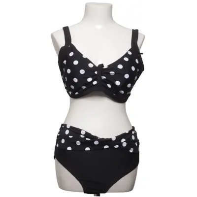 Bikini (Sort, Hvid) fra Trofé Elastan, Polyamid