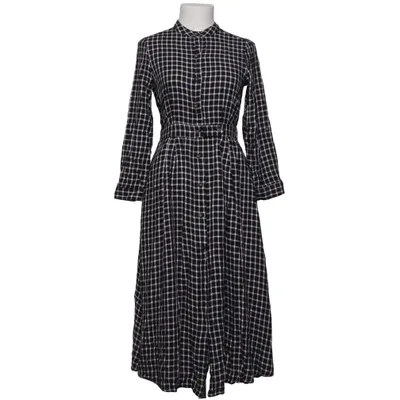 Skjortekjole (Sort, Hvid) fra Mango Casual
