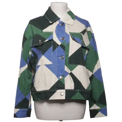 Veste en jean (Bleu, Vert, Blanc, Multicolore) de Thinking Mu Coton, Élasthane