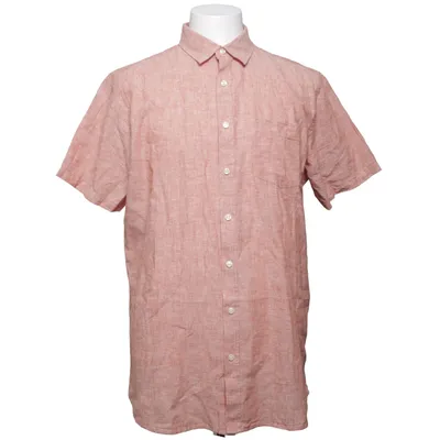 Korte mouwen shirt (Rood) van Livergy Katoen, Linnen