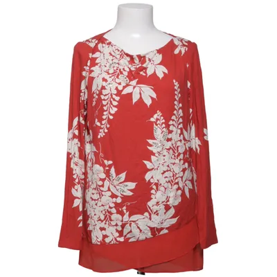 Blouse (Red, White) from Per Una Elastane, Polyester, Viscose