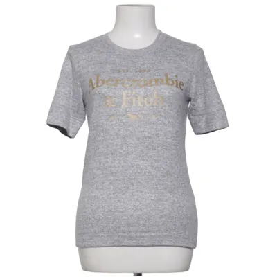 T-shirt (Gray) from Abercrombie & Fitch Elastane, Polyester, Viscose