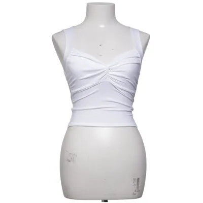 Top (Wit) van Pull & Bear Elastaan, Polyamide