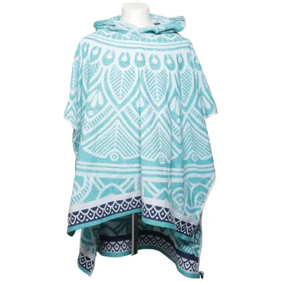 Badcape (Blå, Vit, Flerfärgad) Bomull