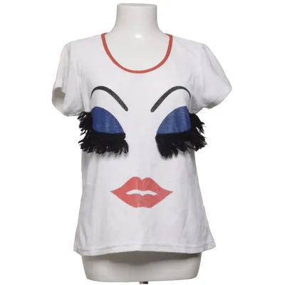 T-shirt (Blanc, Multicolore) de Princesse Tamtam Coton, Polyester