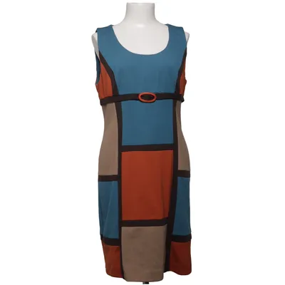 Kleid (Blau, Orange, Beige) von Chopin Elasthan, Polyamid, Viskose