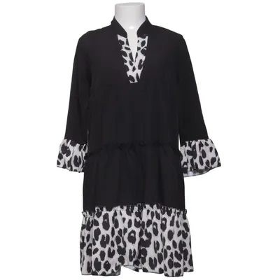 Kjole (Sort, Beige) fra Estee Brown Elastan, Polyester