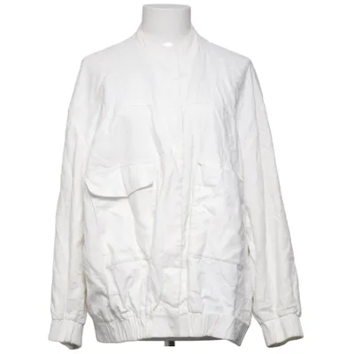 Jakke (Hvid) fra Zara Linned, Viscose