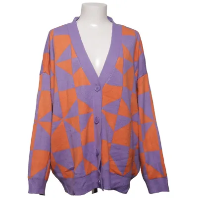 Strickjacke (Lila, Orange) von Sinsay Acryl