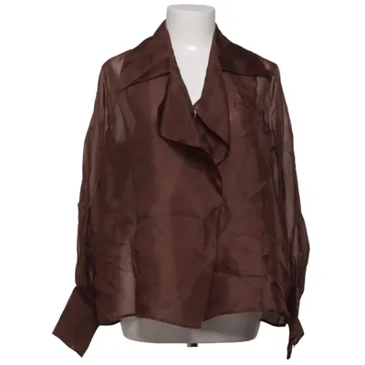 Blouse (Bruin) van Massimo Dutti Zijde