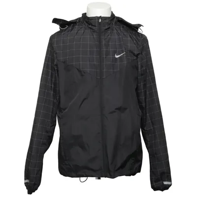 Træningsjakke (Sort, Hvid) fra Nike Running Polyester