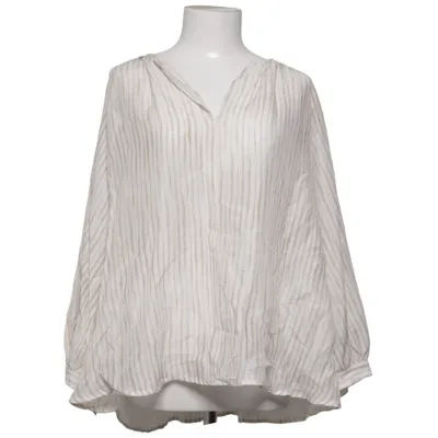 Blouse (White, Purple, Beige) from Ottod'Ame Linen, Viscose