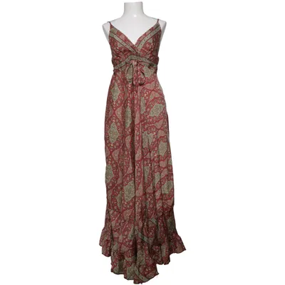 Maxi jurk (Rood, Groen, Beige) Polyester