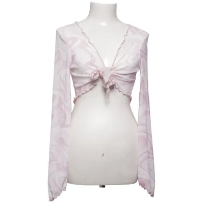 Bolero (Pink, Hvid) fra ASOS Design Polyester
