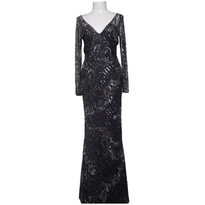 Evening gown (Black, Silver) from Ella Singh Polyamide, Polyester