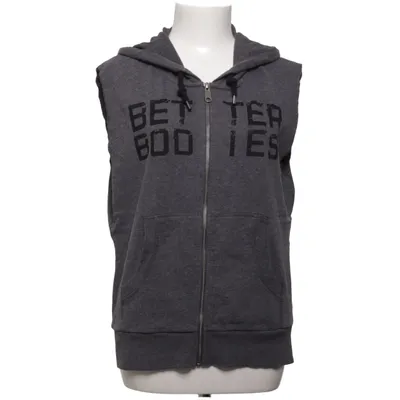 Short sleeve hoodie (Gray) from Better Bodies Cotton, Polyester