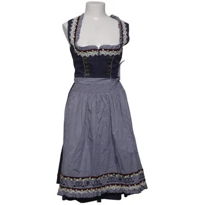Dirndl (Blå, Hvid) fra Krüger Madl Bomuld
