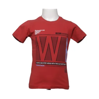 T-shirt (Rouge) de Deco Coton