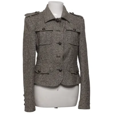 Blazer (Marron, Gris) de Marc Cain Élasthane, Polyamide, Soie, Viscose, Laine
