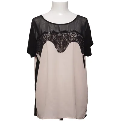 Top (Zwart, Roze) van Define Polyester