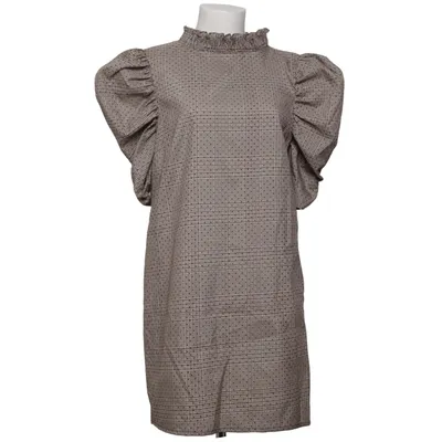 Jurk (Beige, Meerkleurig) van Zara Polyester, Viscose