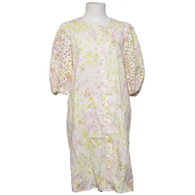 Kleid (Weiß, Gelb, Pink) von H&M Baumwolle