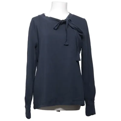 Knytblus (Svart) från NOSH Elastan, Ekologisk bomull