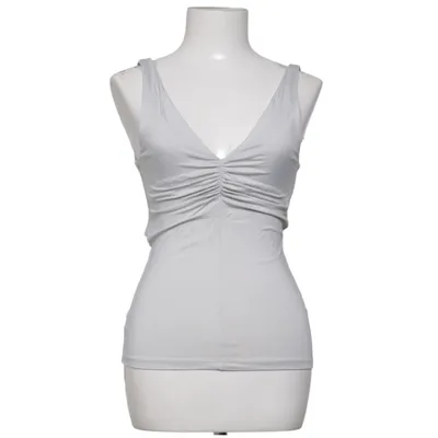 Tanktop  (Grå) fra H&M Modern Classic Elastan, Polyamid, Polyester