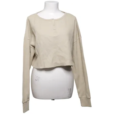 Crop top (Cropped Waffle Henley Neck Top) from Nu-In Cotton