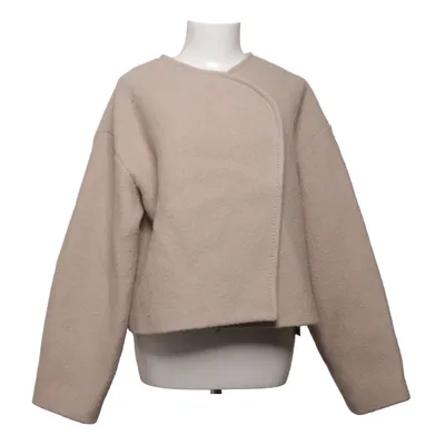Jacket (Beige) from Malina Polyester, Wool