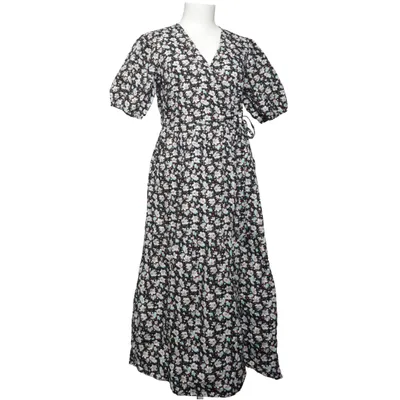 Robe longue (Noir, Multicolore) de Pieces Coton biologique