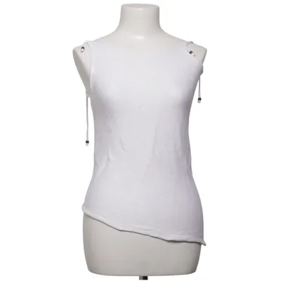 Tank­top (Weiß) von Beatrice San Francisco Acryl, Baumwolle