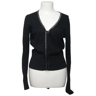 Cardigan (Noir) de Mexx Metropolitan Coton, Fibre métallique