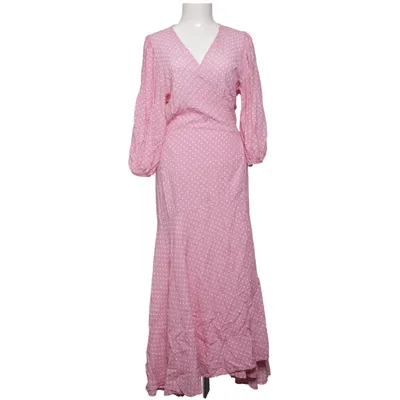 Wrap dress (Pink, White) from Love Forever Viscose