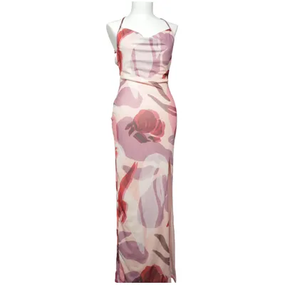 Jurk (Roze, Meerkleurig) van NA-KD Elastaan, Polyester
