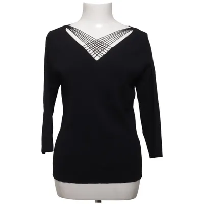 Sweater (Black) from Eurofashion Polyamide, Viscose