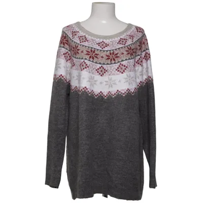 Sweater (Gray, White, Red) from Pahladium Acrylic, Nylon, Polyester